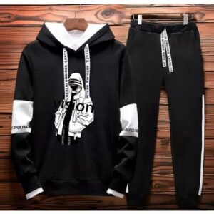 Men's Suit/Men's Printed Hoodie Suit, Hoodie + Sweatpants